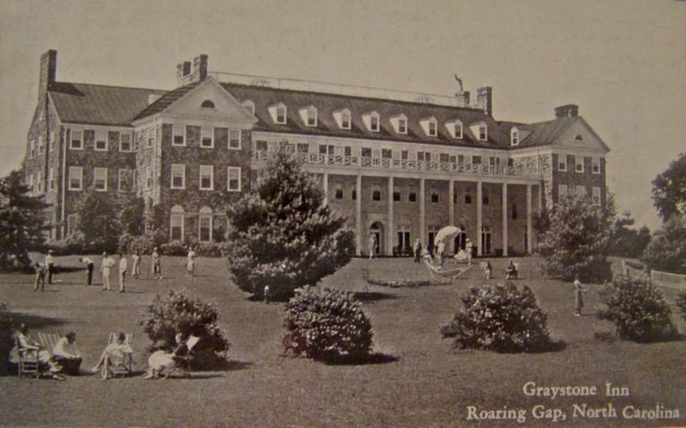 George Washington's Mount Vernon served as the inspiration for the Graystone Inn, whose exterior is has been faultlessly preserved for nine decades. 