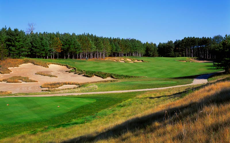 Eleven years later, Carrick would design two more courses at Osprey Valley, including the well-regarded Hoot Course, seen above.