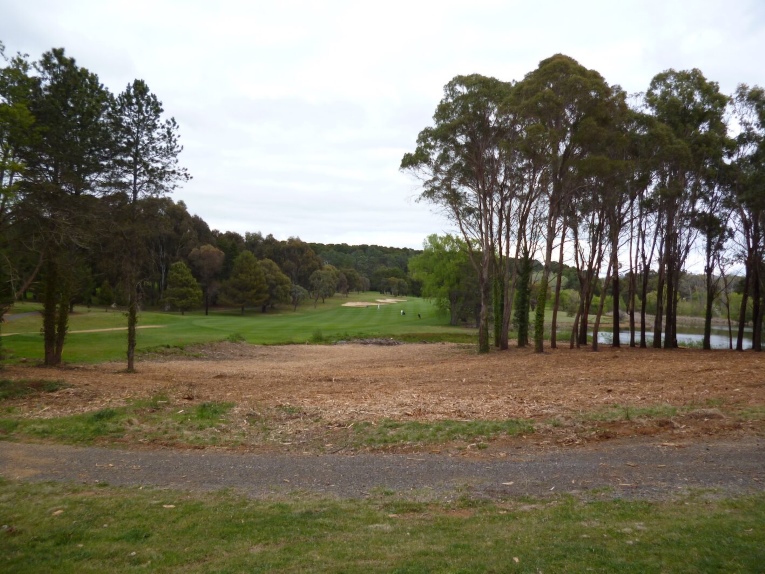 The 14th at Royal Canberra before ...