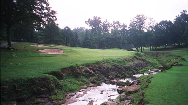 The first rate 8th green complex