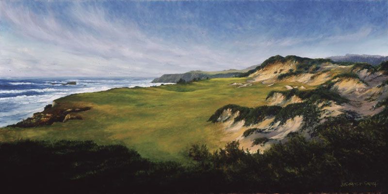 Every golfer takes delight in playing between the Pacific Ocean on the left and the huge dune on the right - no wonder the course is called Pacific Dunes!