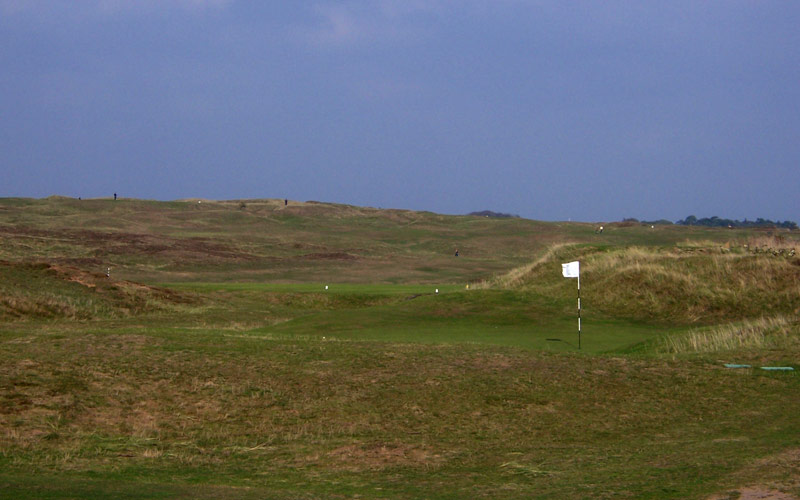 The 15th green viewed near the 16th tee.