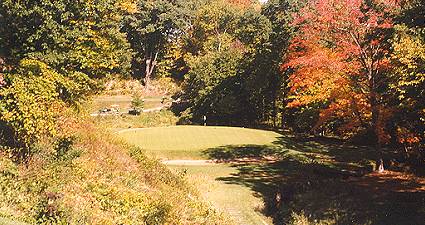 The twelfth at Shoreacres is an attractive Short hole.