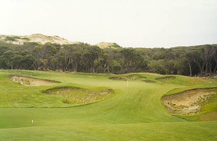 The punchbowl 11th at The Moonah course.