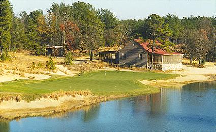 Strantz builds courses that attract attention. Pictured here is the fourteenth at Tobacco Road in North Carolina.