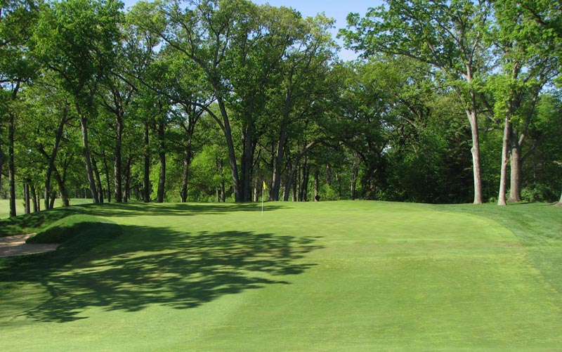 The first green after expansion.