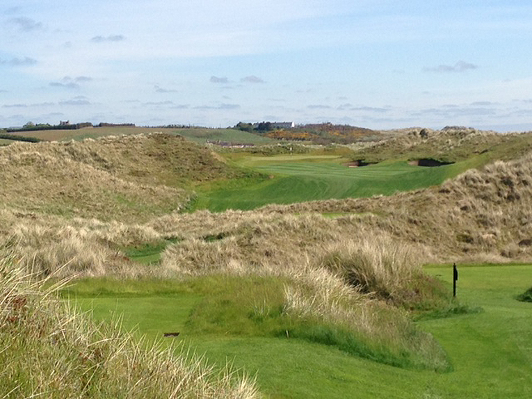With two penal bunkers guarding the none too big lay-up area, why not have a go at the green?