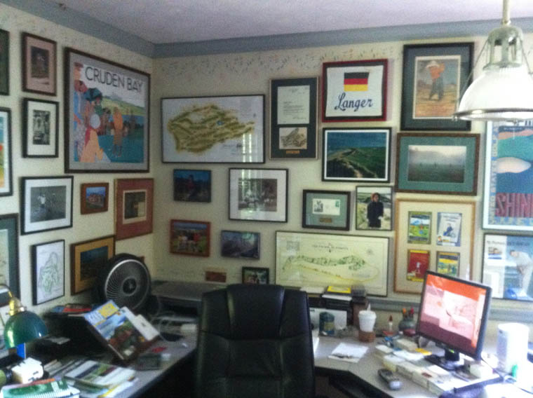 Bradley's home office.
