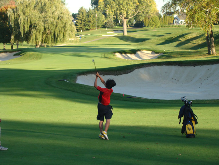 Golfers of all ages and abilities have fun at Orchard Lake.