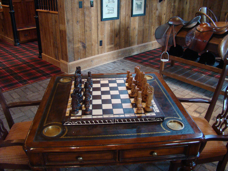 Think golf is old? Try the ancient game of chess which started in India some 800 years before golf was played along the North Sea. An inveterate chess fan, the author has always been impressed by this set.