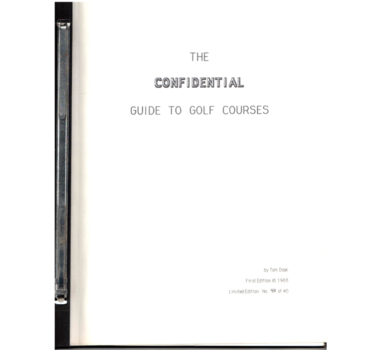 The initial, loose leaf Confidential Guide is now over 25 years old.