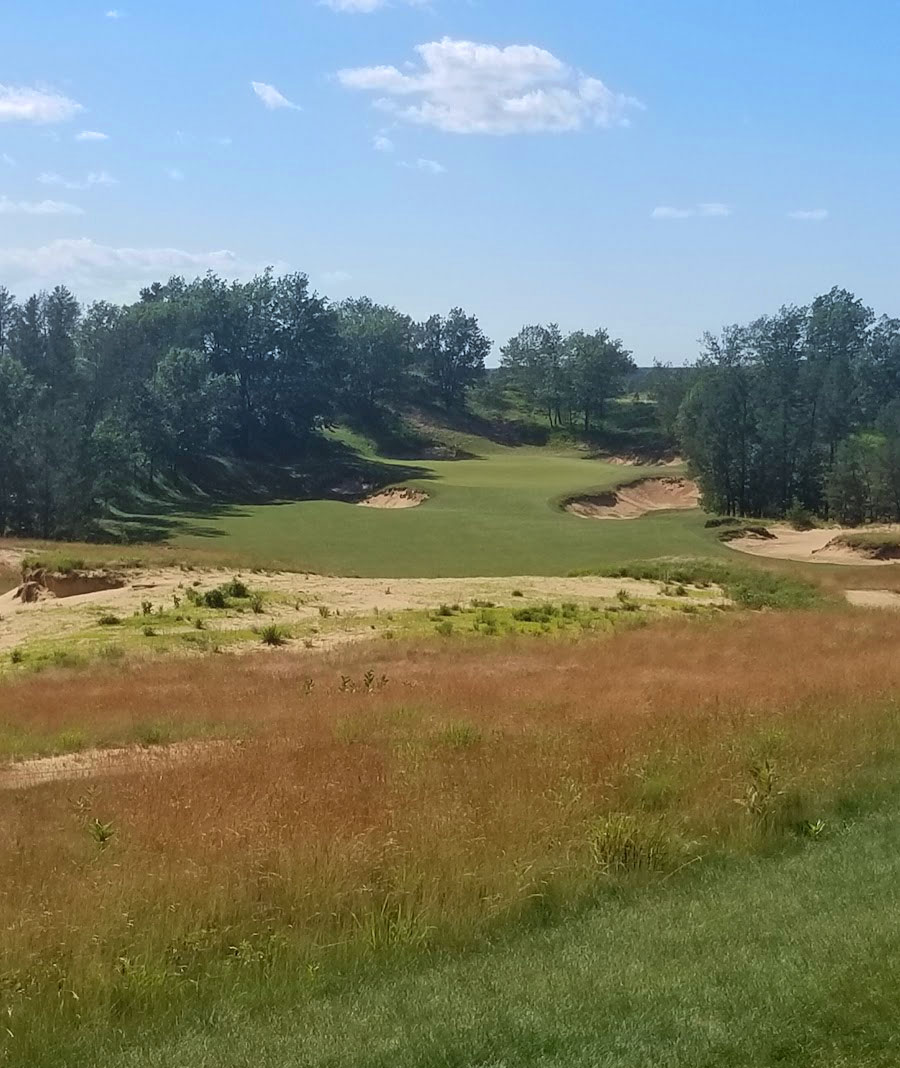 Sand Valley 9th green