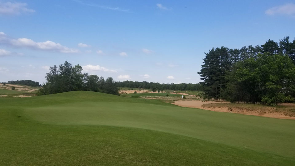 Sand Valley behind the 3rd green