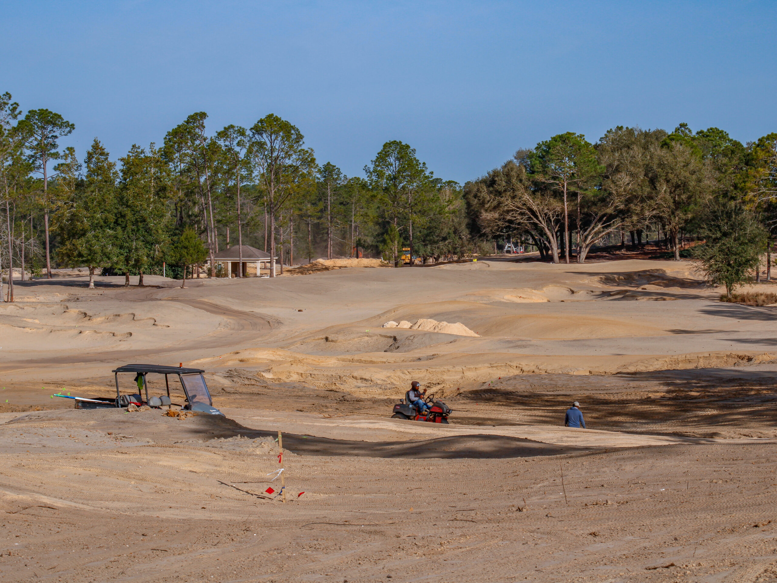 1st hole, Cabot Citrus Farms (Karoo) during construction